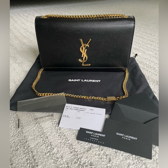 Saint Laurent Kate Medium Grain de Poudre Shoulder Bag - Picture 2 of 15